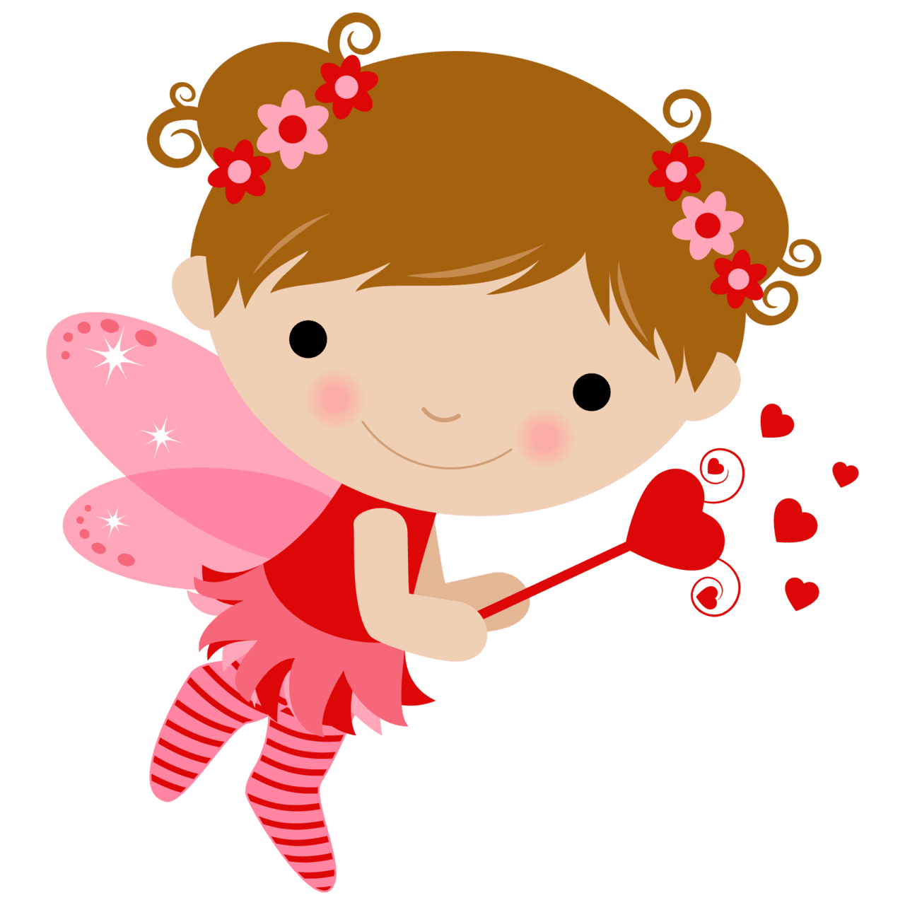 Cupid pin page clipart image 2