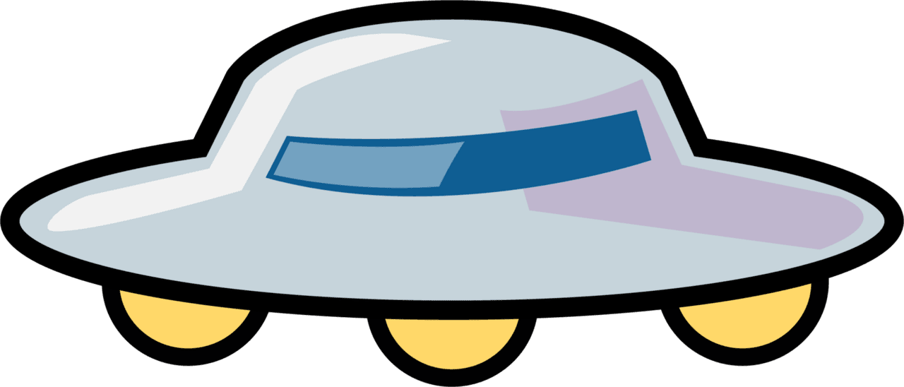 Ufo emoji for clipart photo