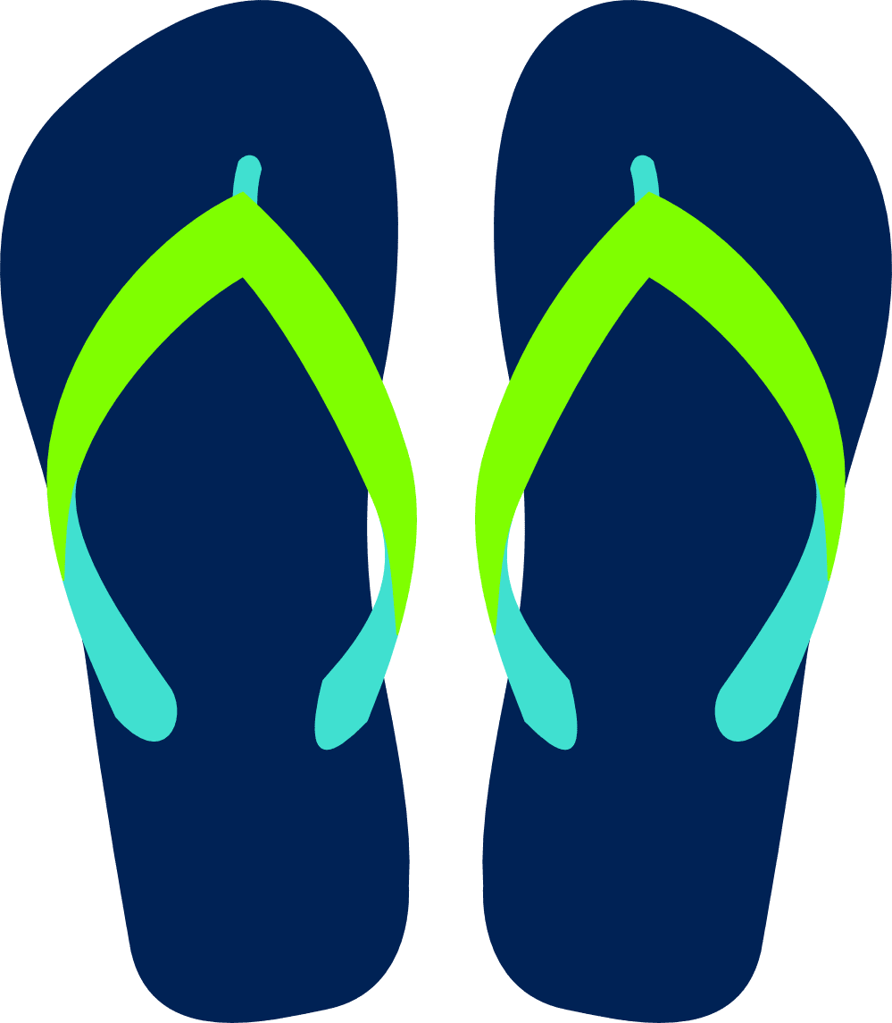 Flip flop image size clipart