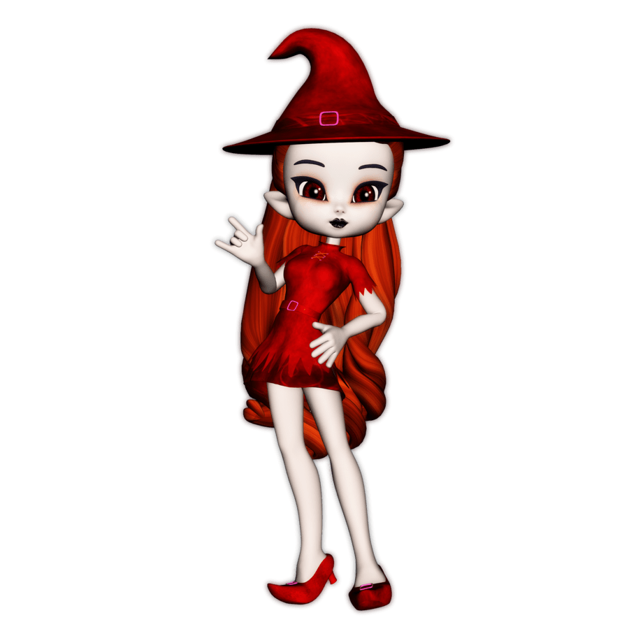 Witch hat little red cookie bie by redheadfalcon deviantart clipart transparent