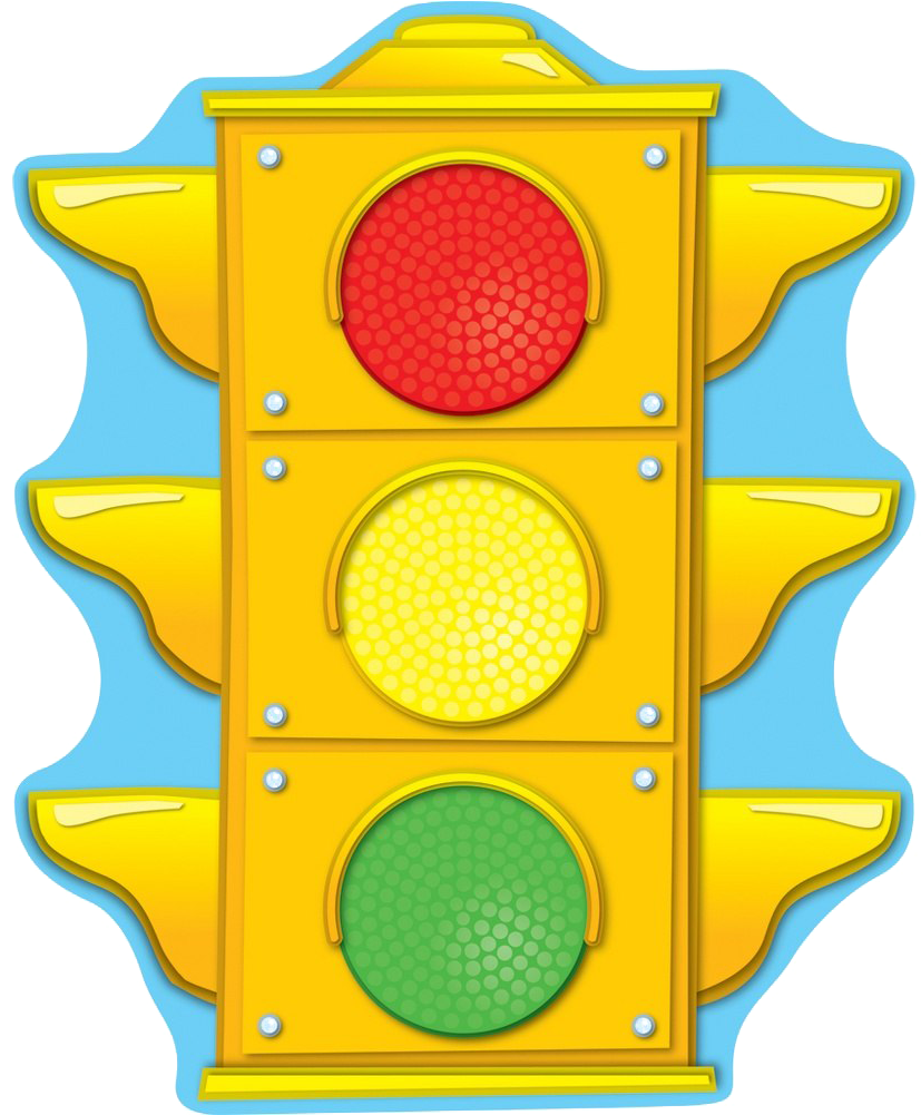 Colorful cartoon traffic light clipart clip art