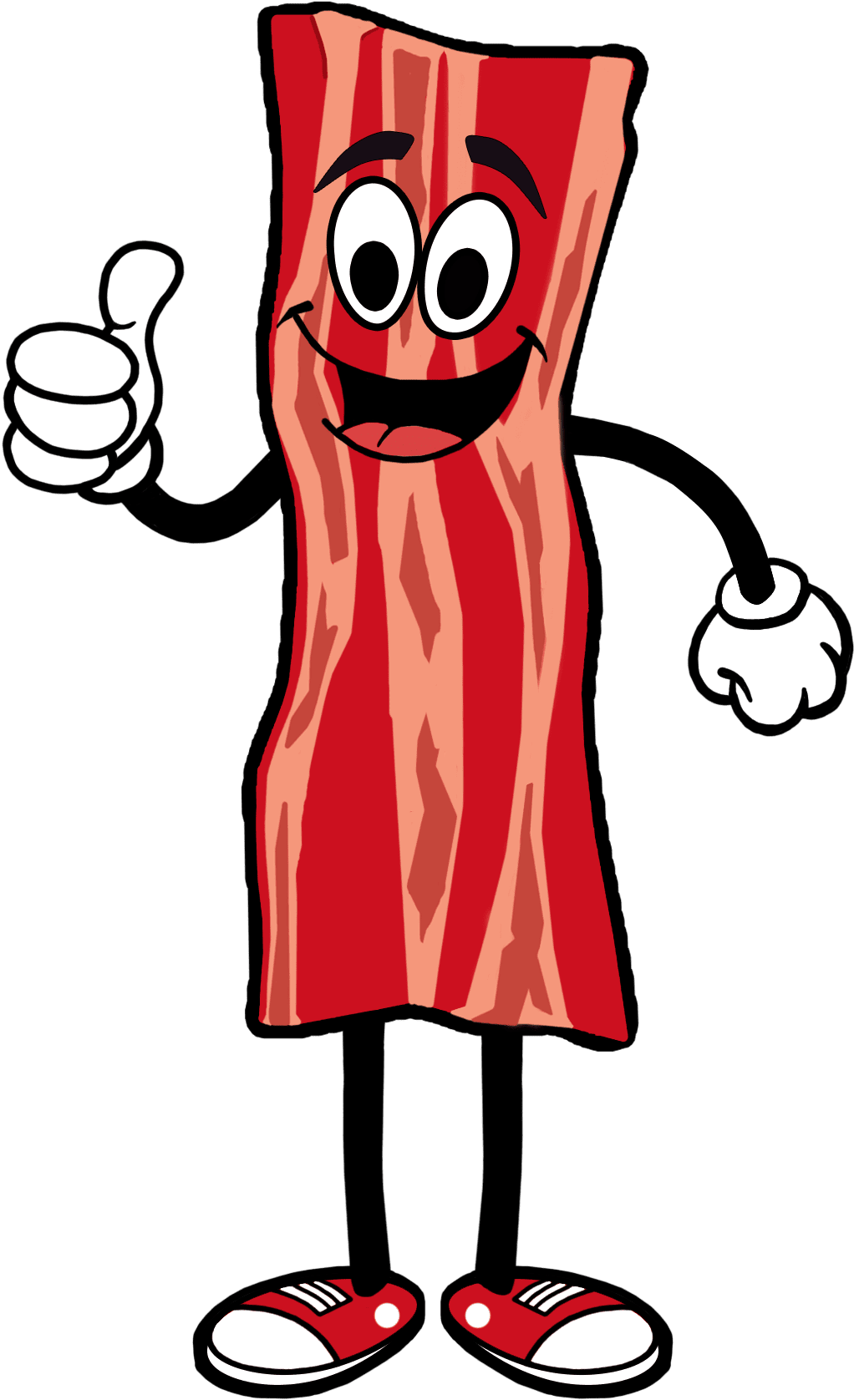 Recipes bacon cartoon background clipart