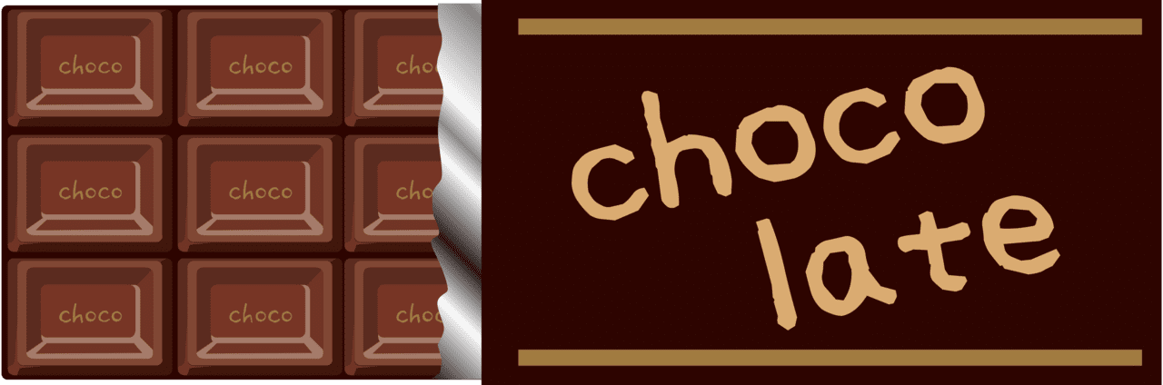 Chocolate candy bar vector clipart images