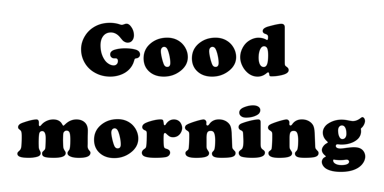 Good morning image size clipart 5