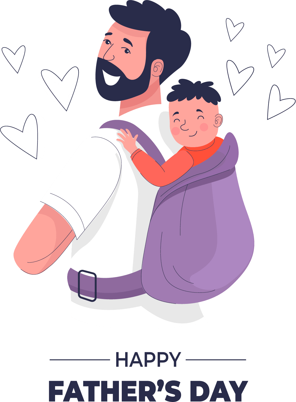 Happy fathers day clipart image