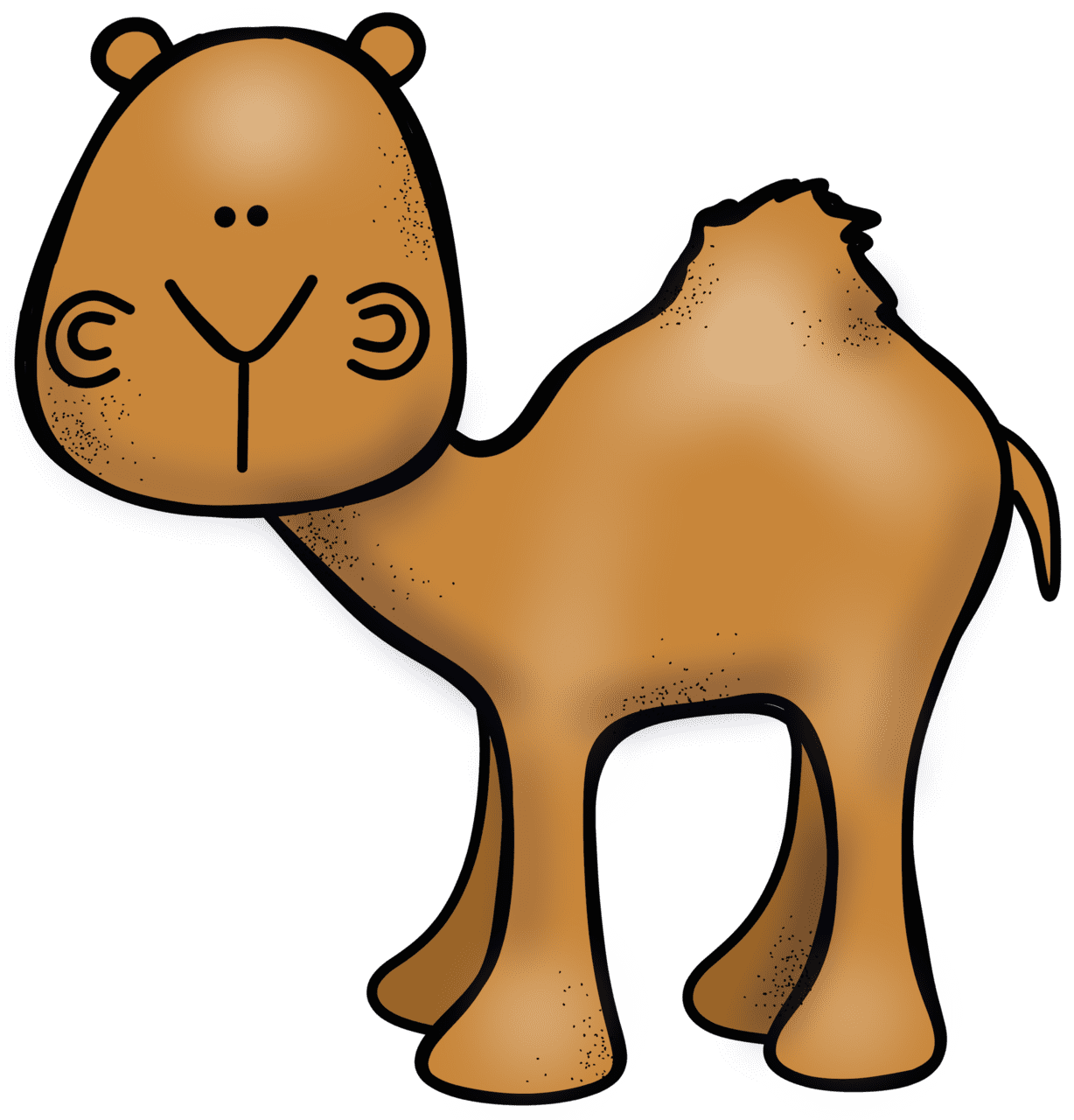 Camel pin page clipart free