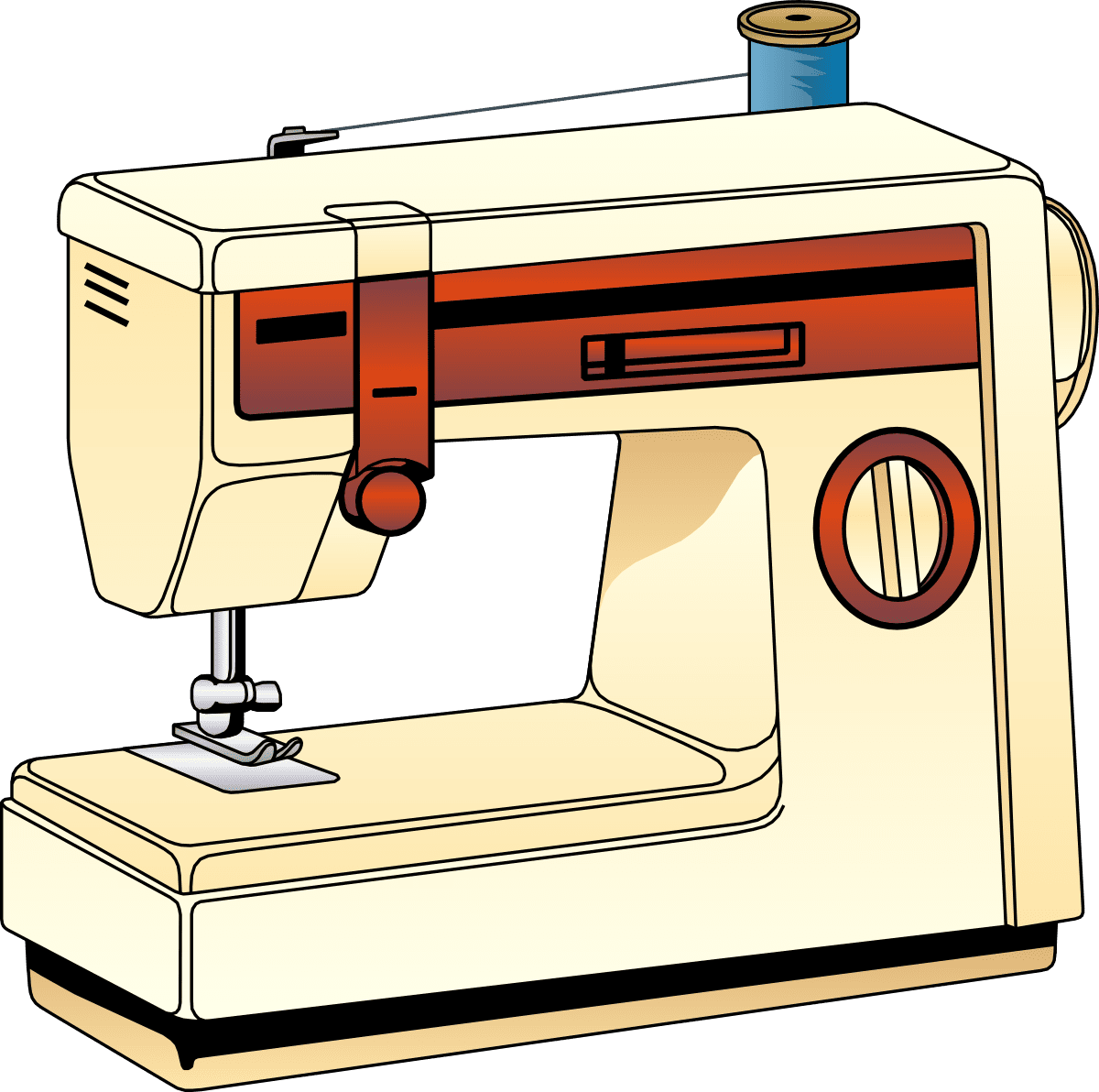 Tools sew mach clipart picture