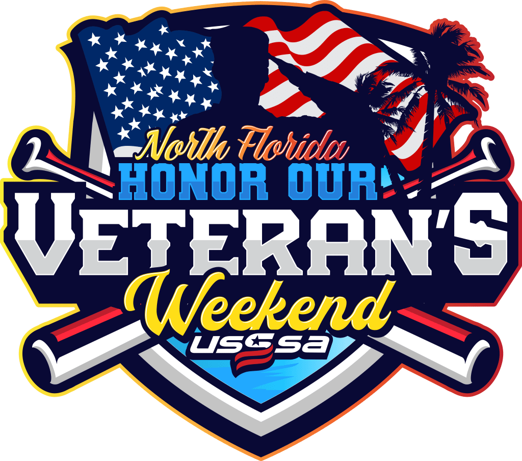 Veterans day north florida honor our veteran weekend jacksonville st augustine fl baseball clipart vector