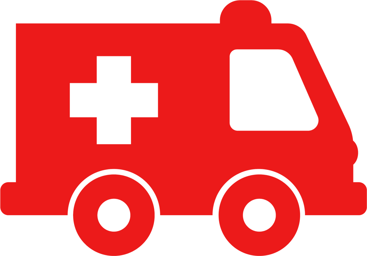 Emergency ambulance response for your family vector graphics clipart