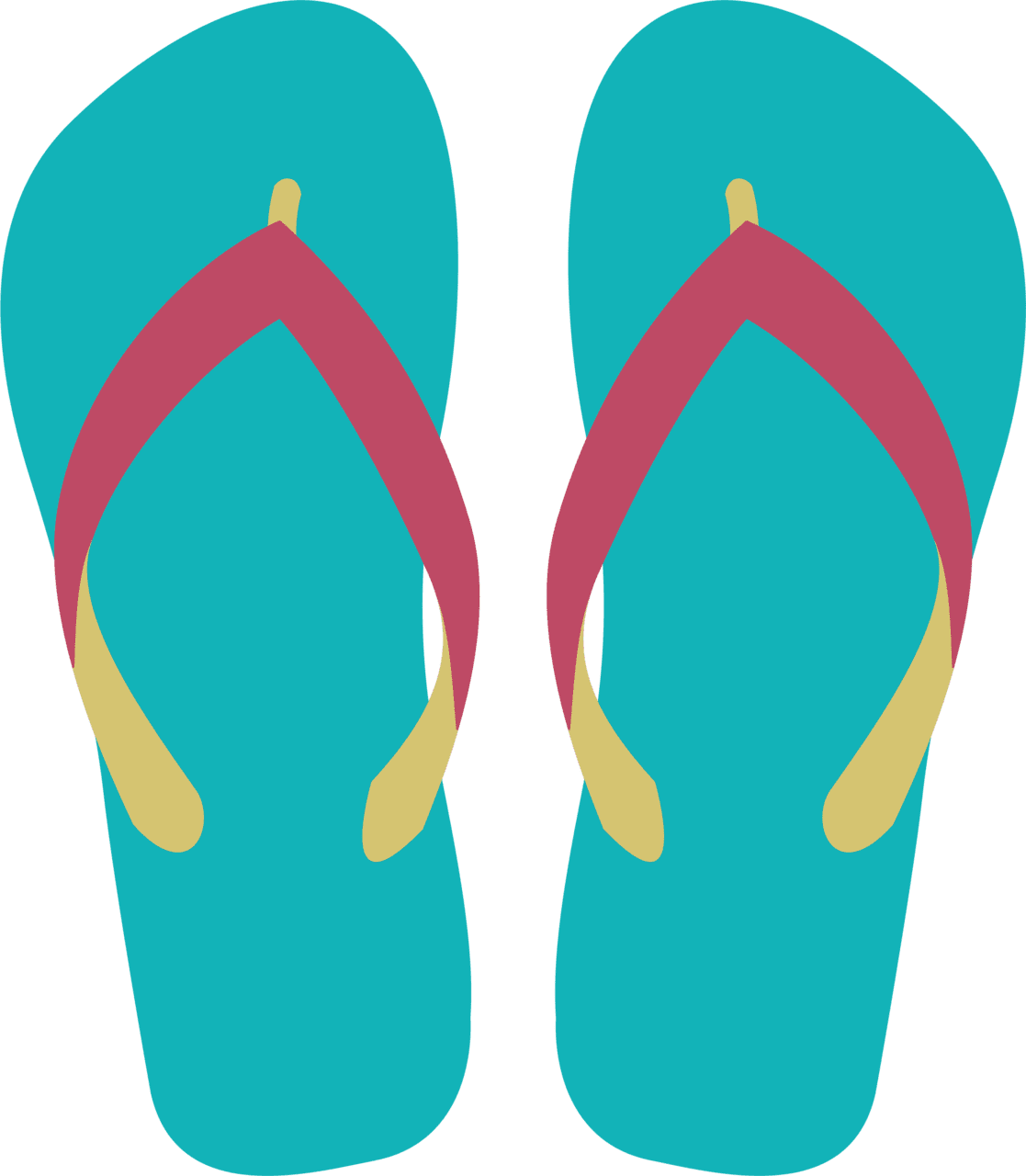 Flip flop flipflops clipart clip art