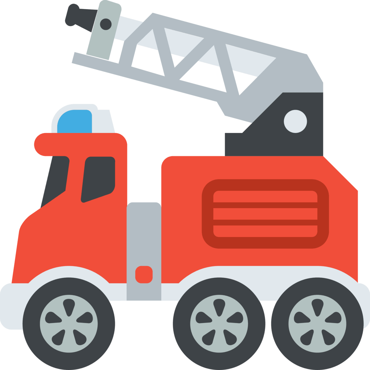 Firetruck fire engine emoji for clipart photo