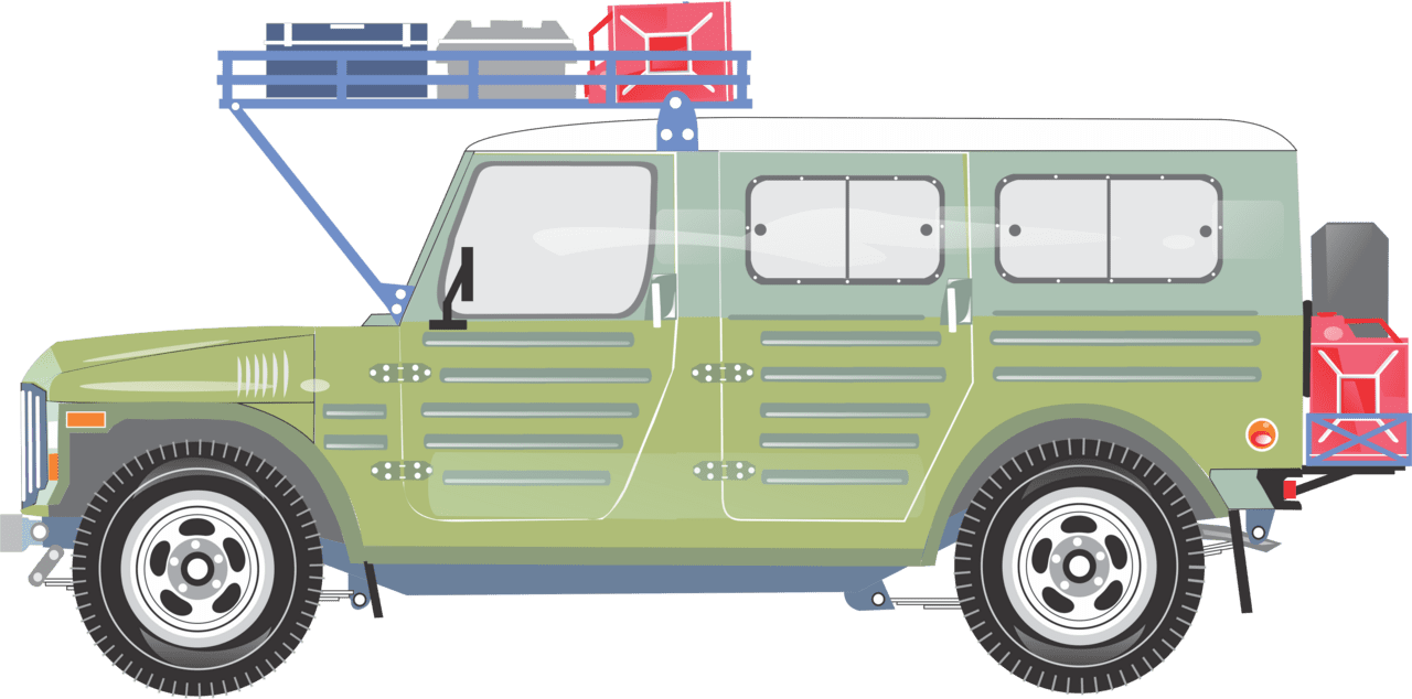 Camper pin page clipart vector 2