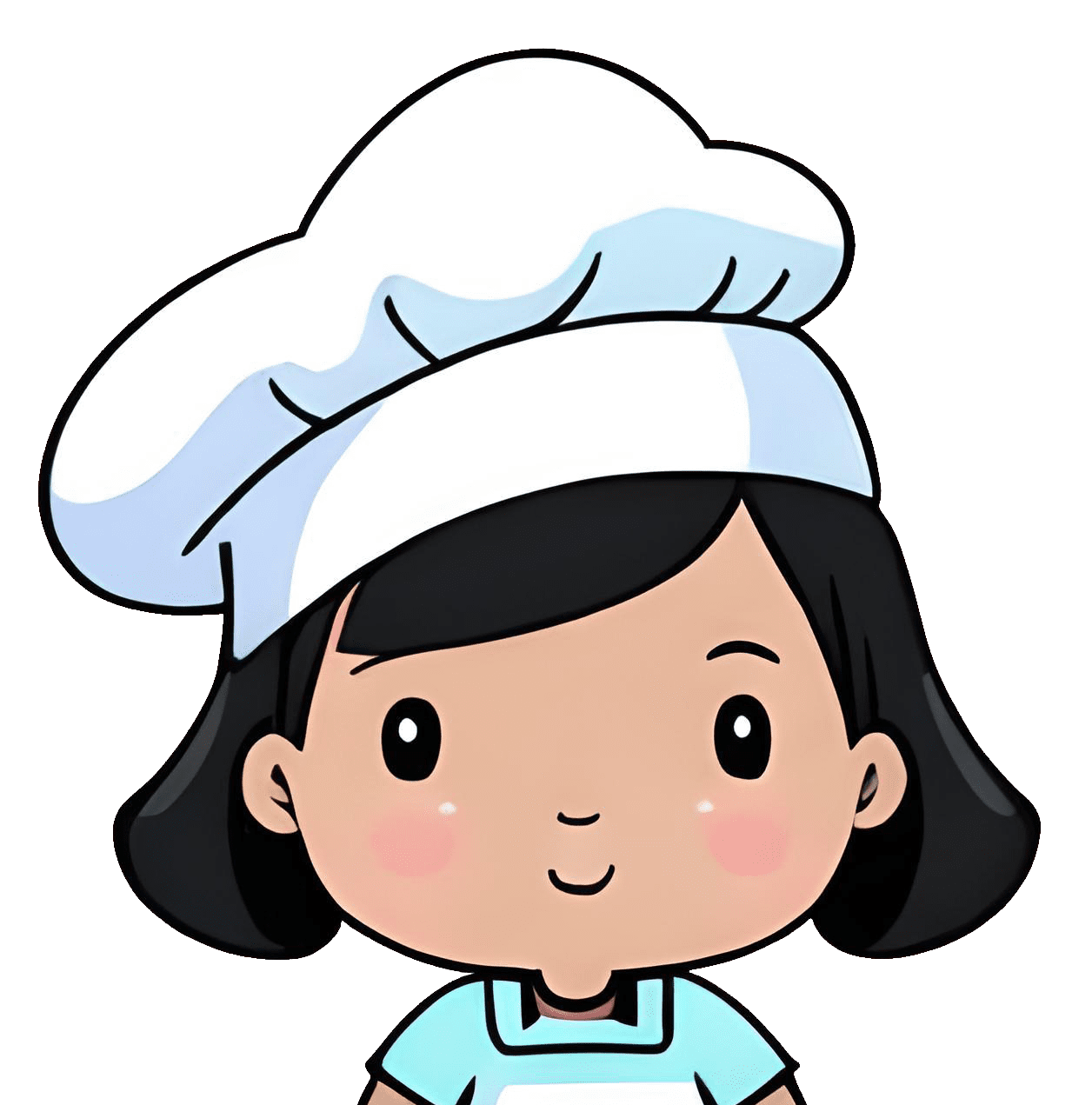 Chef hat confe aria mascote imagens vetores clipart