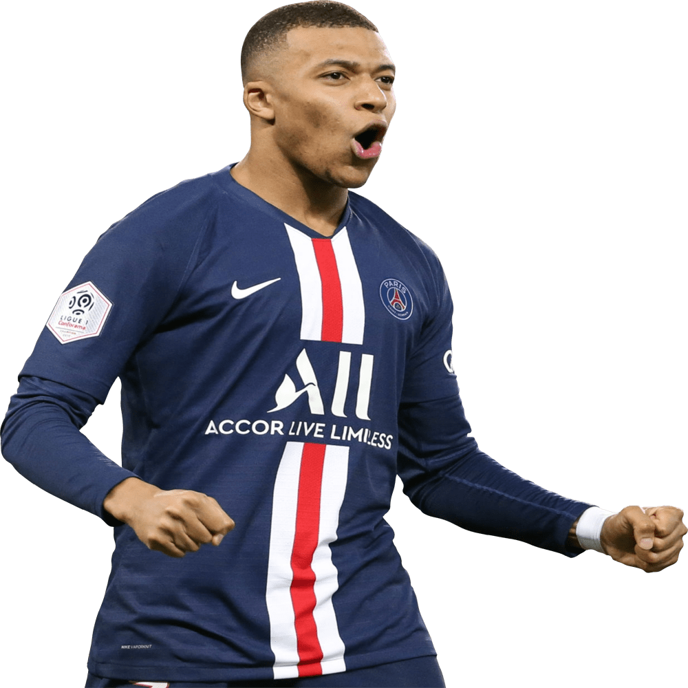 Football player kylian mbappe images hd photo clipart