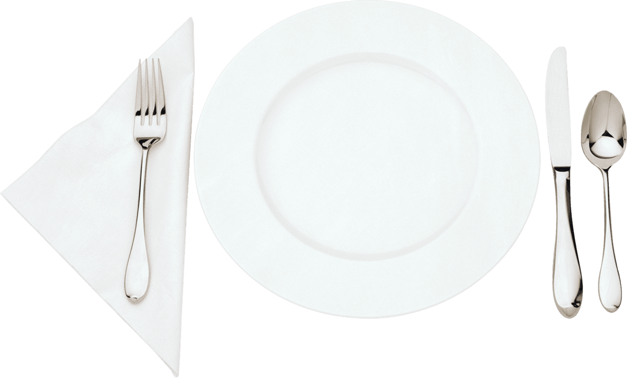 Fork plate clipart free