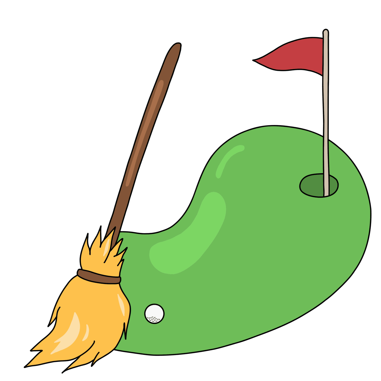 Golf club redskapsgolf en lek den kreativa clipart logo