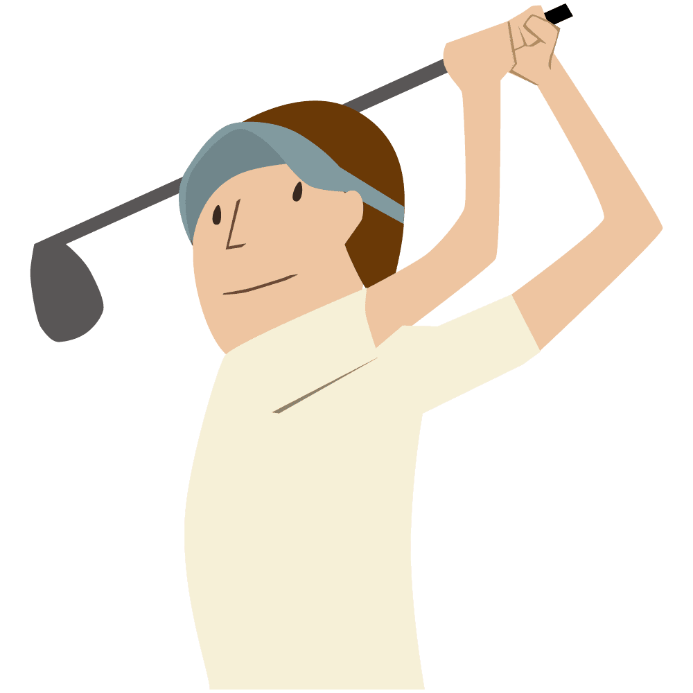 Golf club clipart image