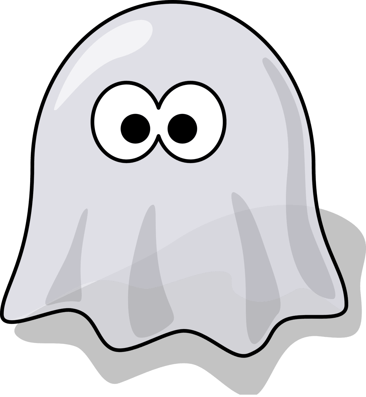 Cute ghost image for clipart