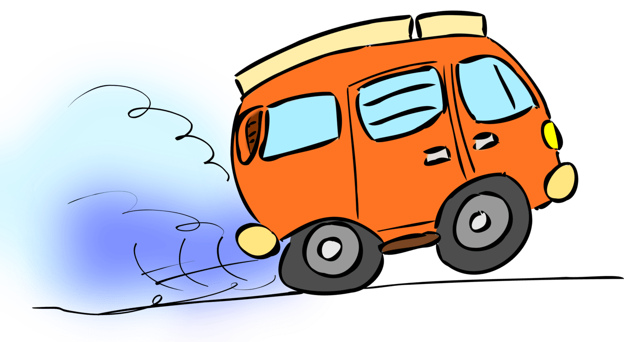 Camper vintage camping van vector clipart images