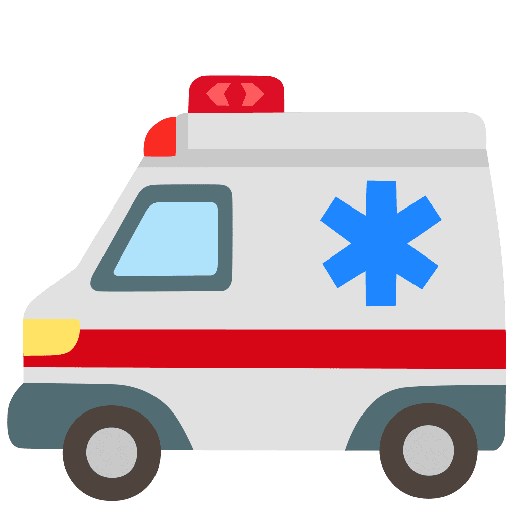 Ambulance emoji clipart picture