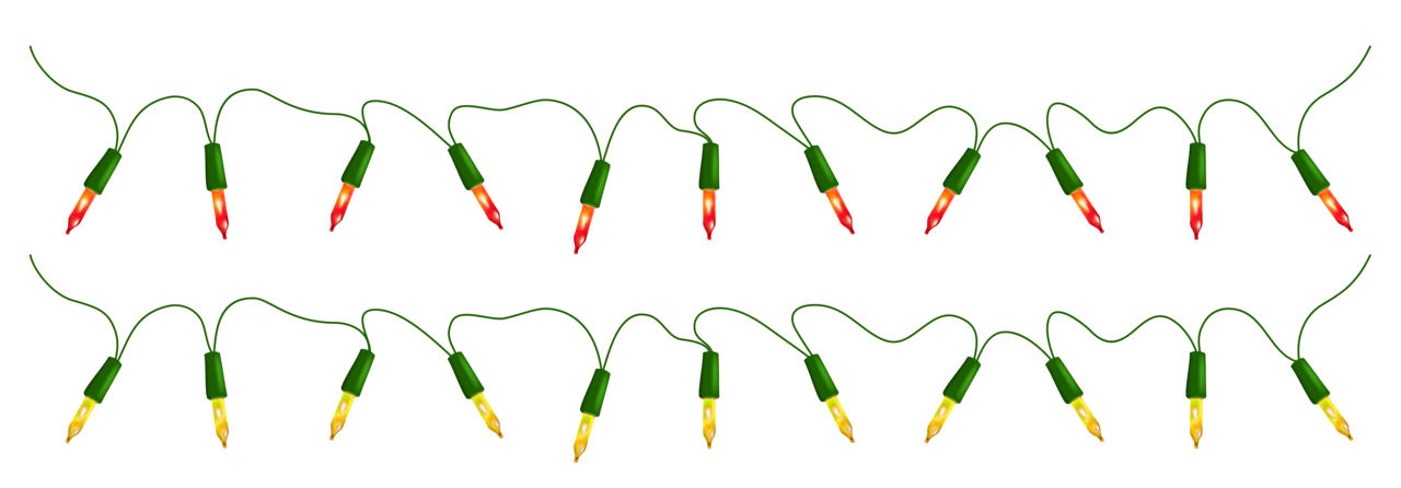 Christmas light clipart background 2