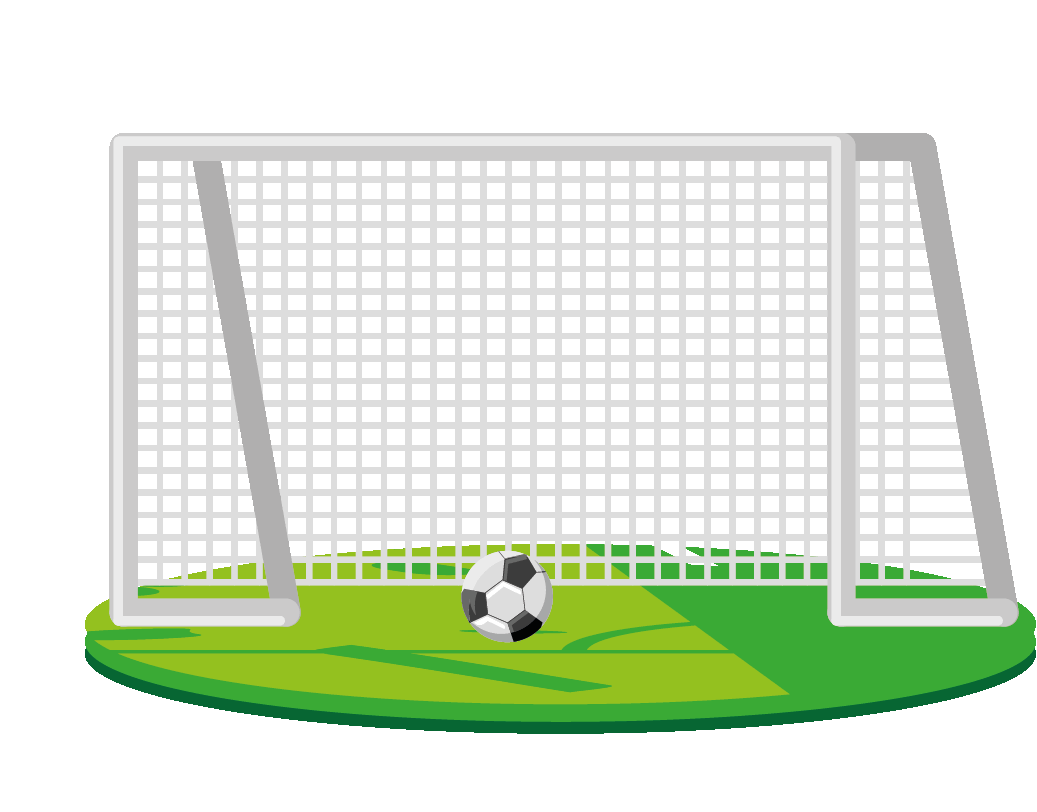 Goal line learn soccer what is in the picture and tick right option clipart