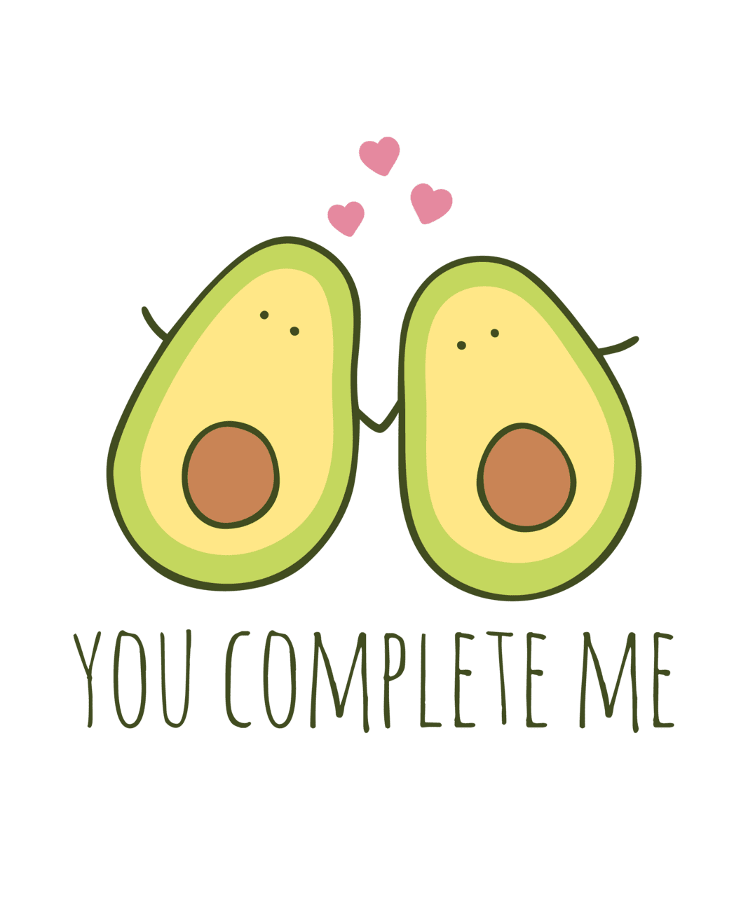 Avocado you plete me by myndfart clipart image