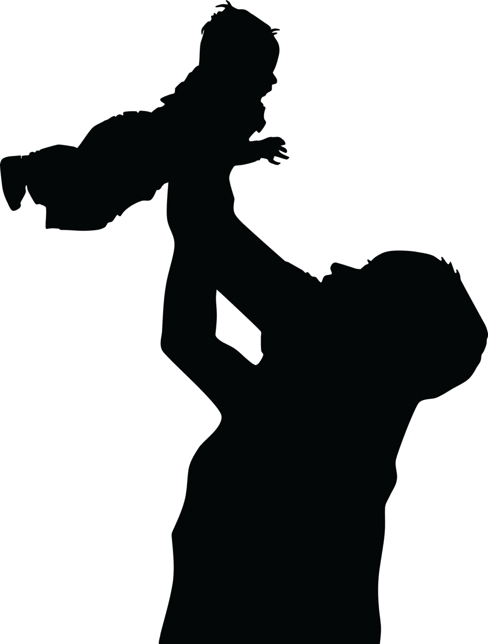 Dad father son daughter clipart fathers day clip art