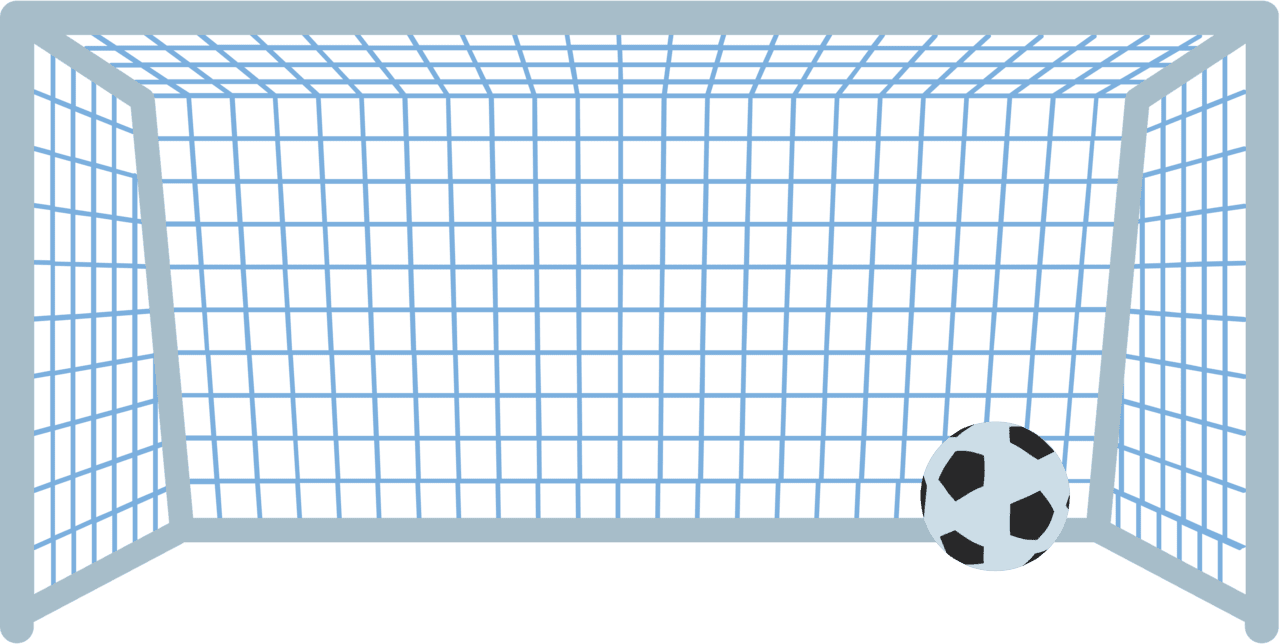 Soccer goal vector clipart images