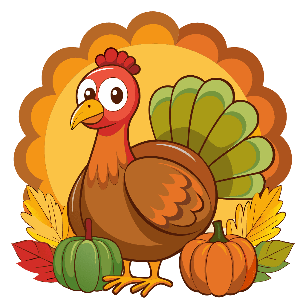 Cute turkey cartoon clipart vector images neoclipart