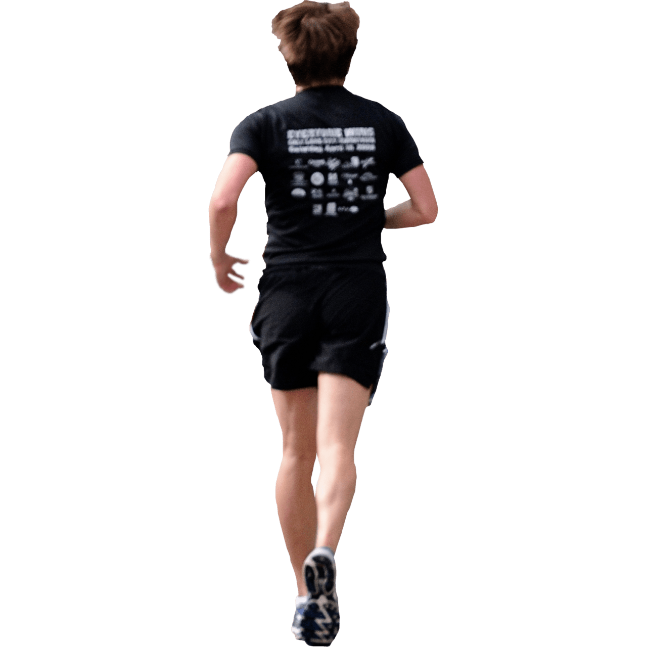 Runner running man clipart photo