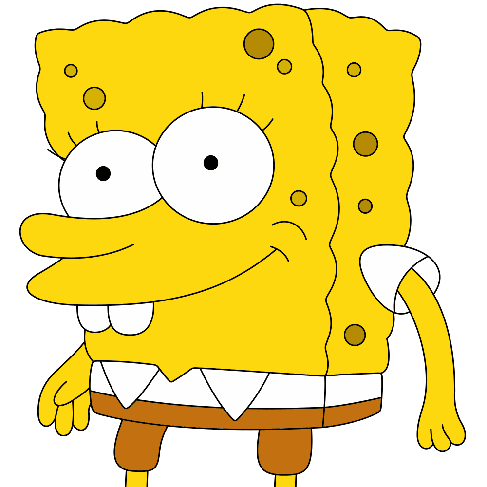 Spongebob image size clipart 4