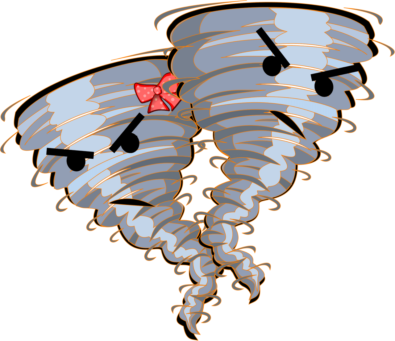 Tornado vector clipart images 3