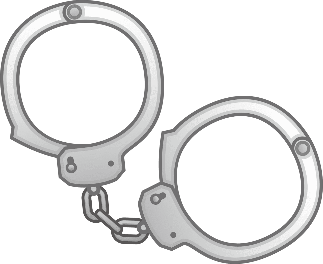 Handcuffs hand cuffs emoji for clipart photo