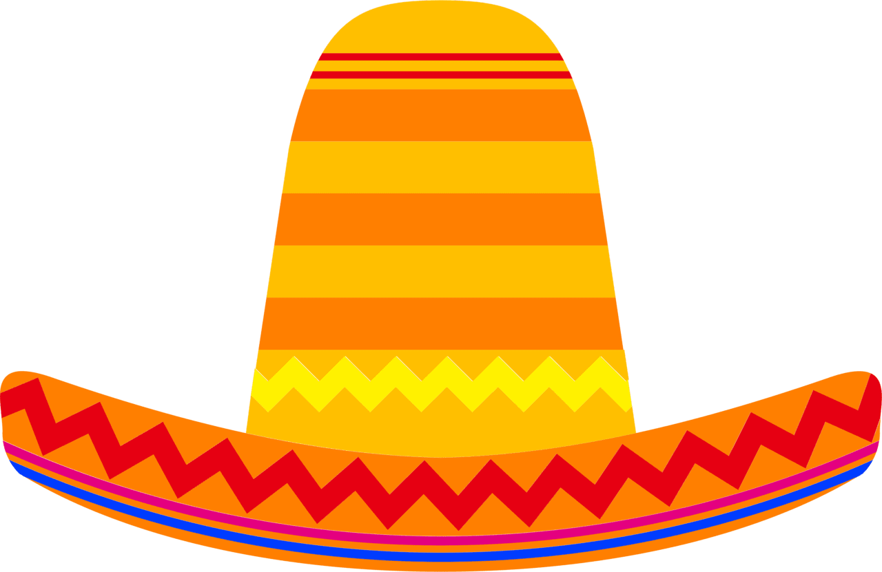 Sombrero hat vector clipart images 2