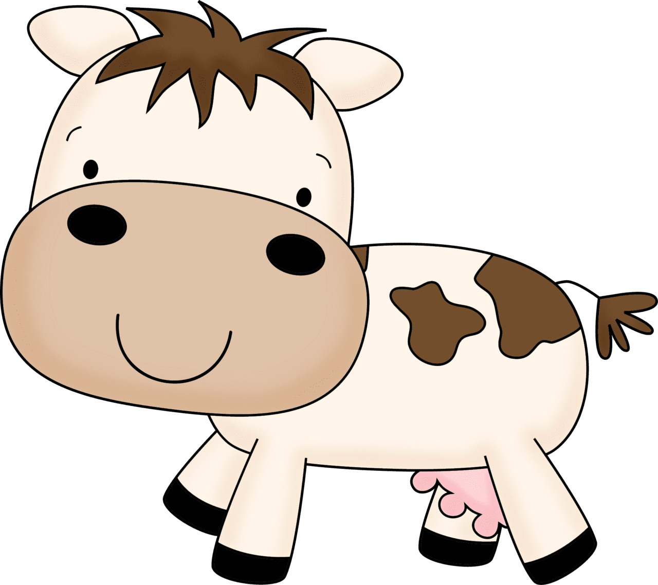 Cute animal pin page clipart free