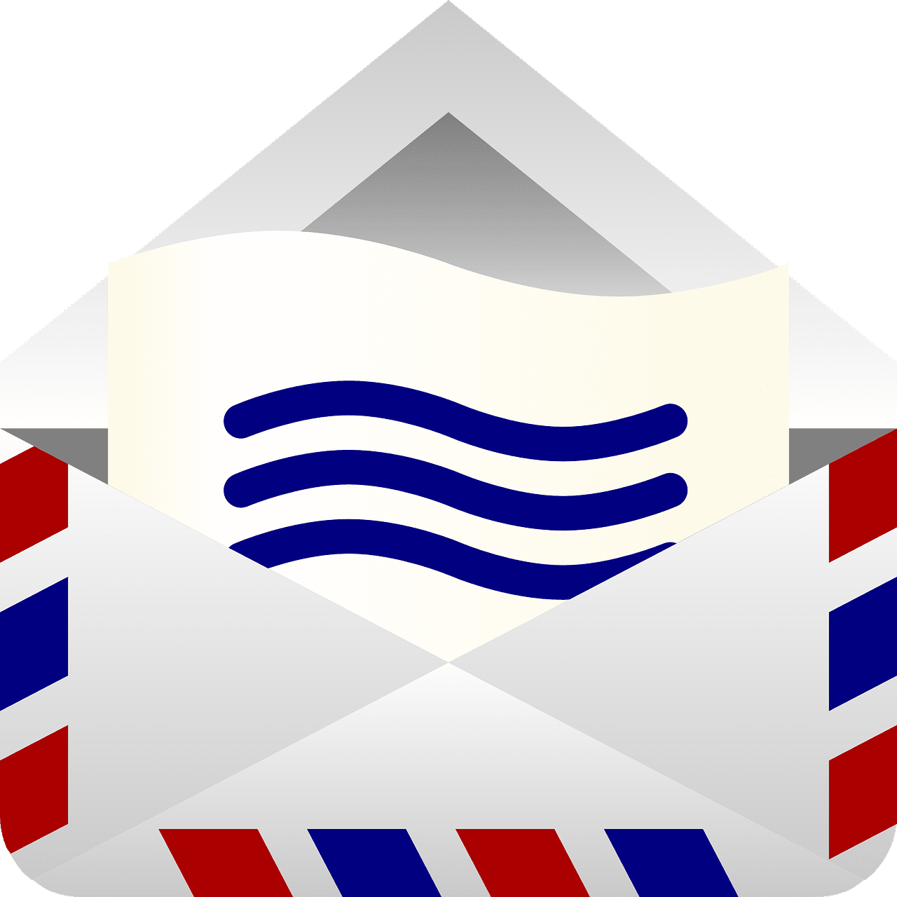 Mail correspondence vector art graphics clipart