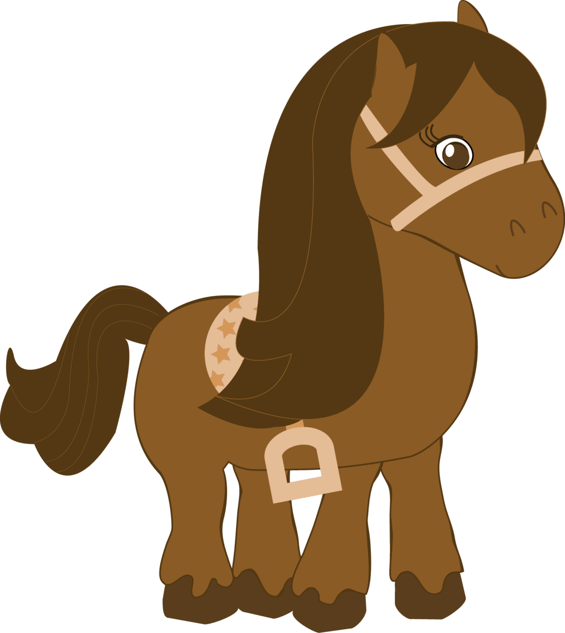 Farm animals cute baby horses horse clipart photo