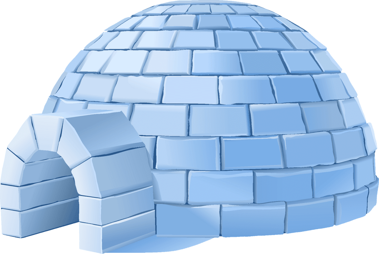 Igloo vector clipart images