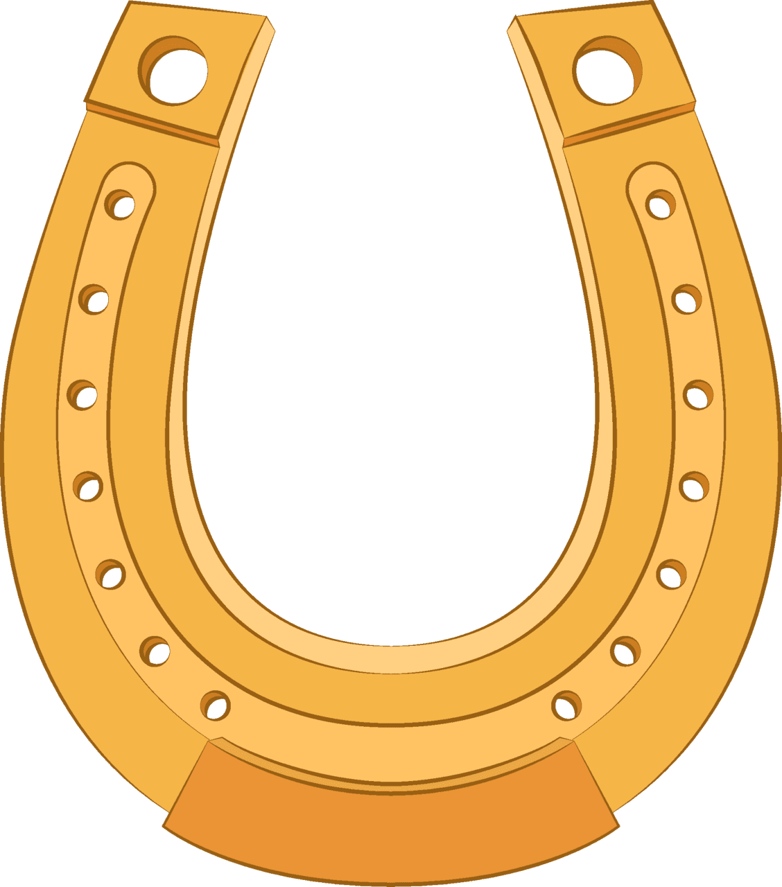 Horseshoe vector clipart images 4