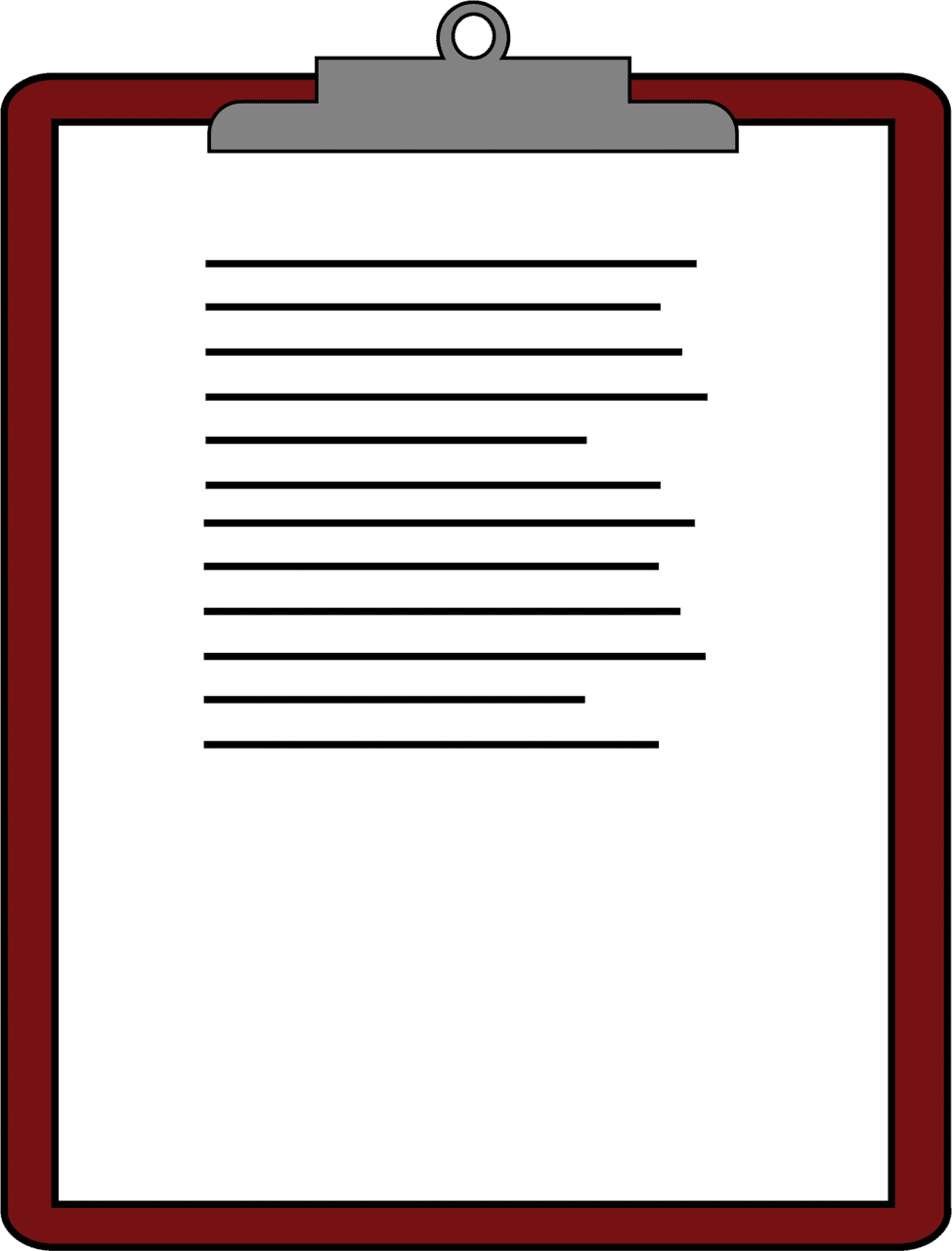 Clipboard vector clipart images 4