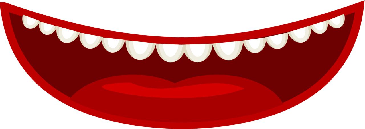 Laughing mouth smile clipart transparent
