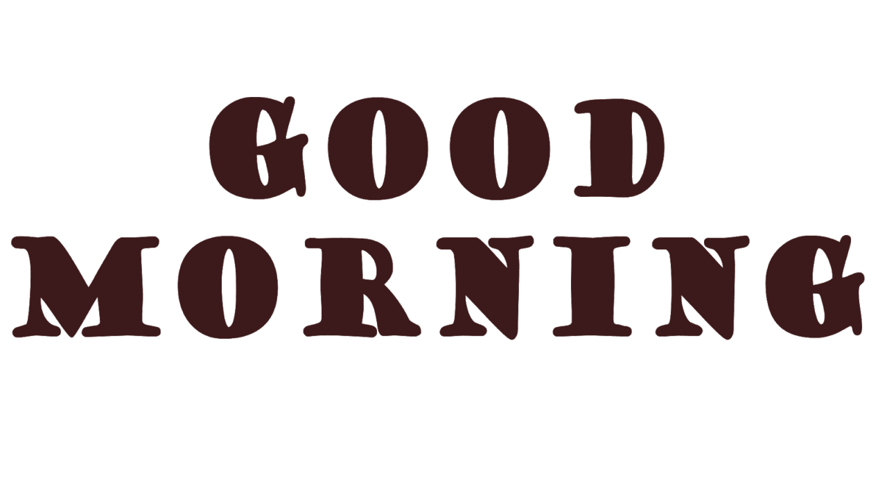 Good morning image size clipart 9