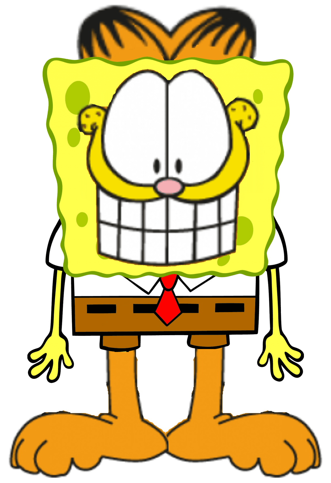 Spongebob garfbob squarefield clipart logo