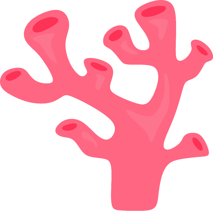 Coral page clipart free