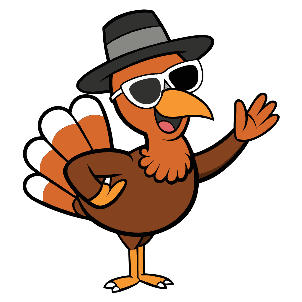 Funny dabb turkey clipart vector images neoclipart