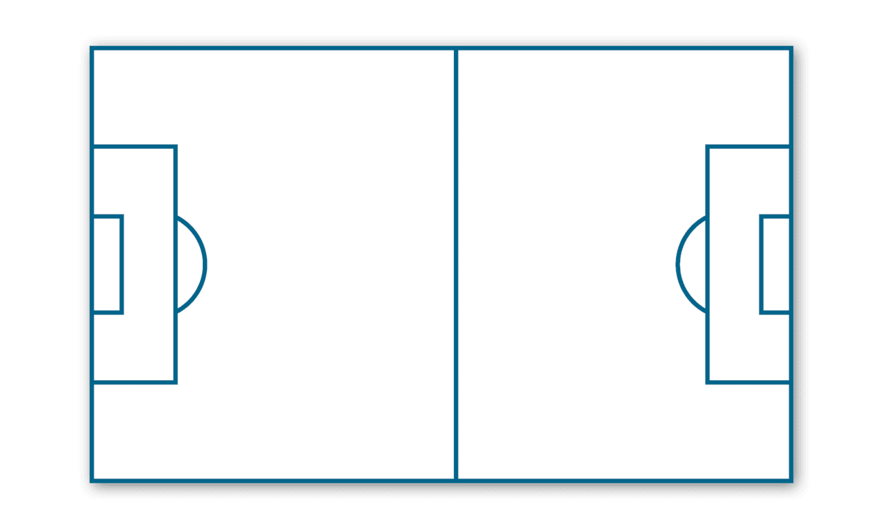 Football field sports templates clipart logo