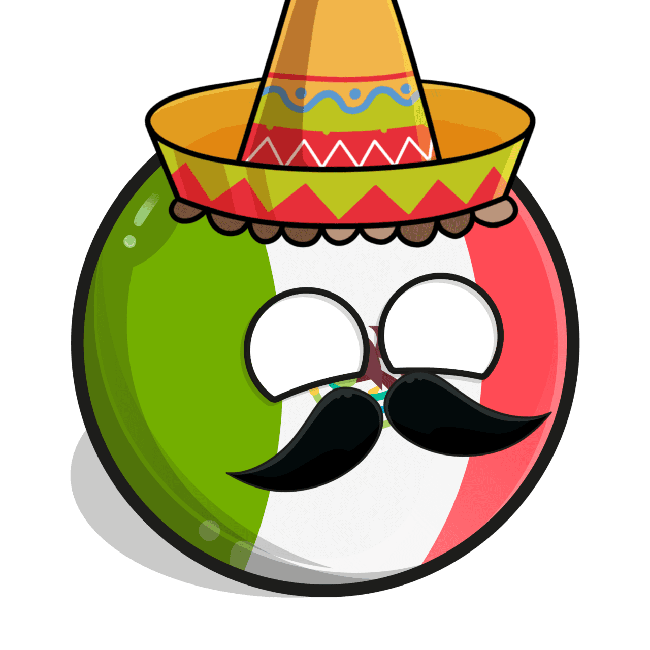 Sombrero pin page clipart free 4