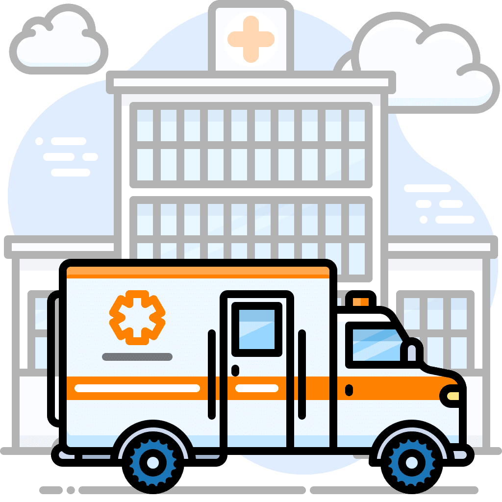 Ambulance healthcare it support in phoenix az clipart picture