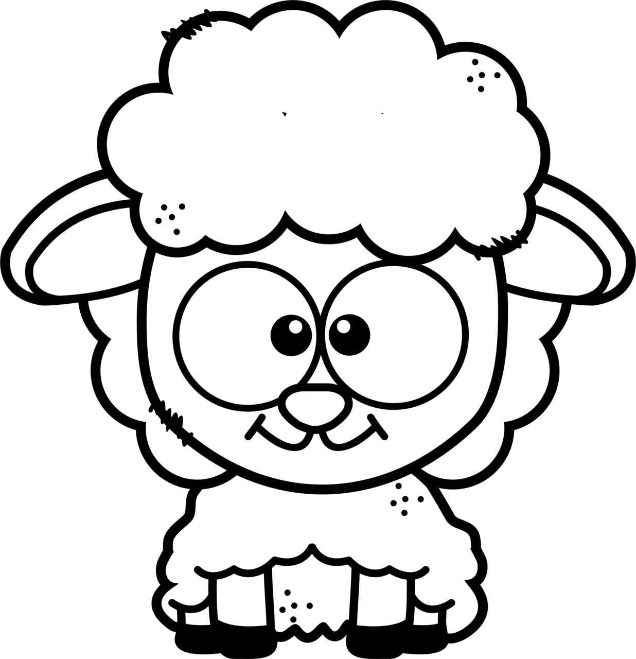 Farm animals pin page clipart free 2